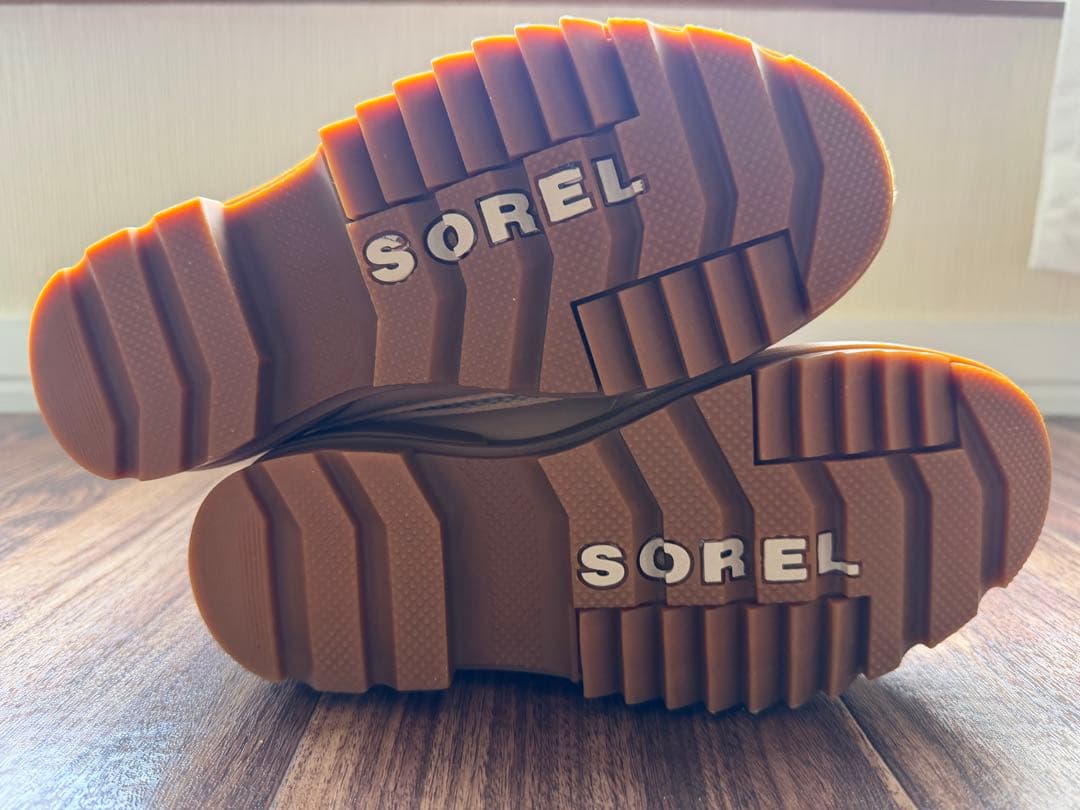 SOREL ソレル 防水ブーツ 23cm レディース ボア付 ベージュ 冬用
