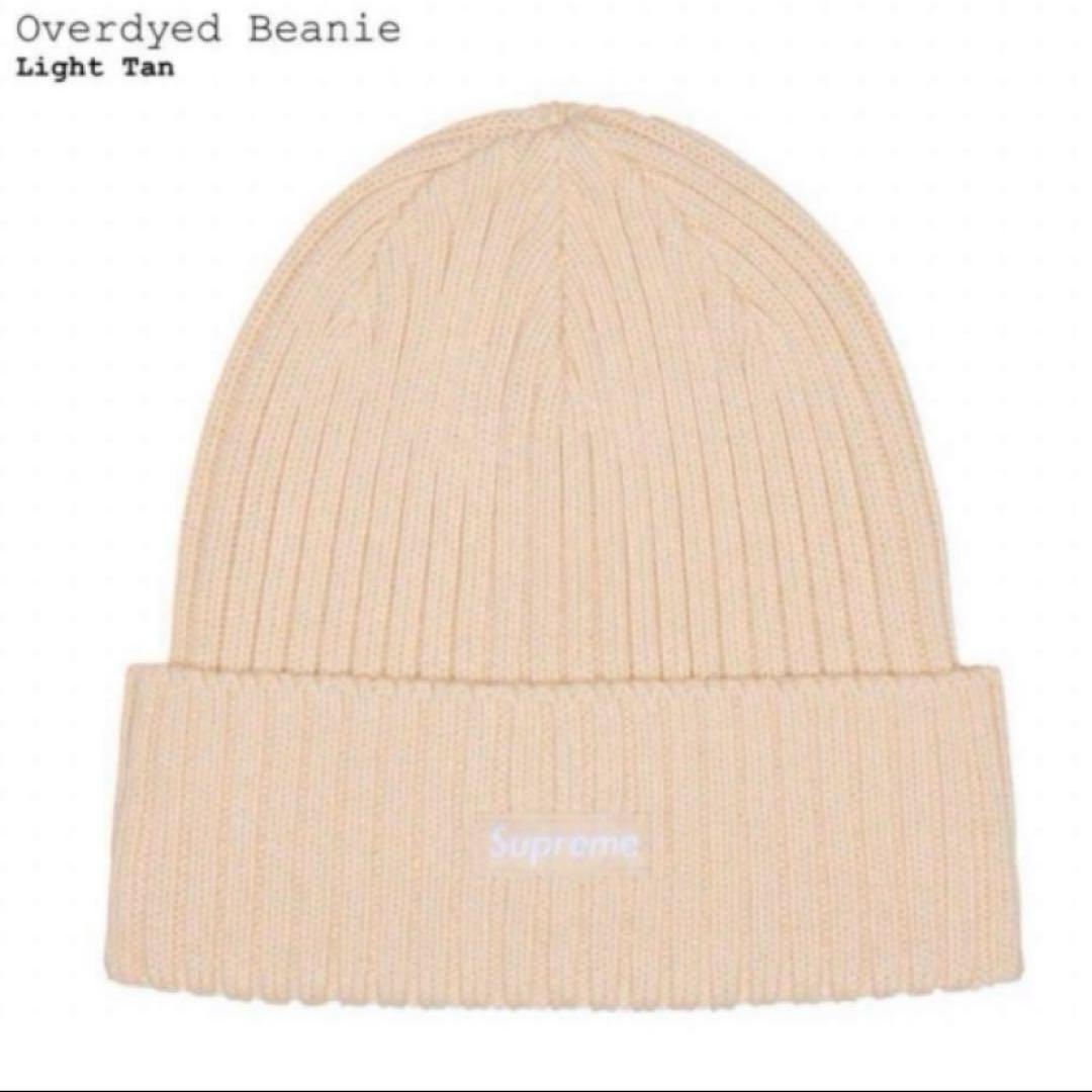 【新品】 Supreme 24SS Overdyed Beanie Tan