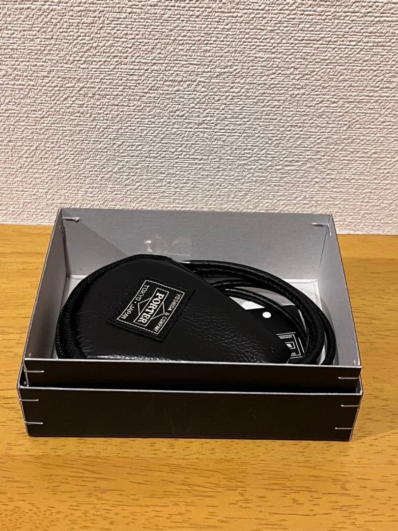 PORTER CALM KEY PACK キーパック　レザー黒
