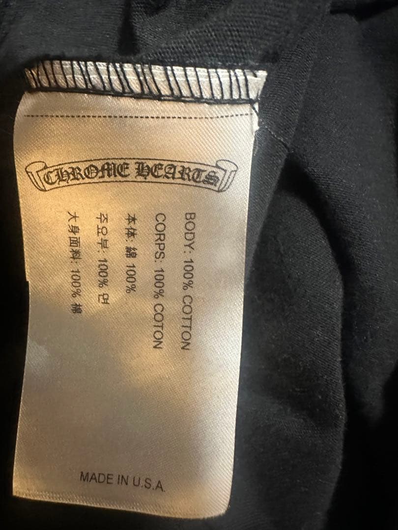 Chrome Hearts バックプリント Tシャツ Lサイズ
