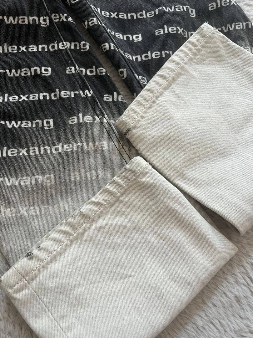 alexanderwang ロゴプリント デニム