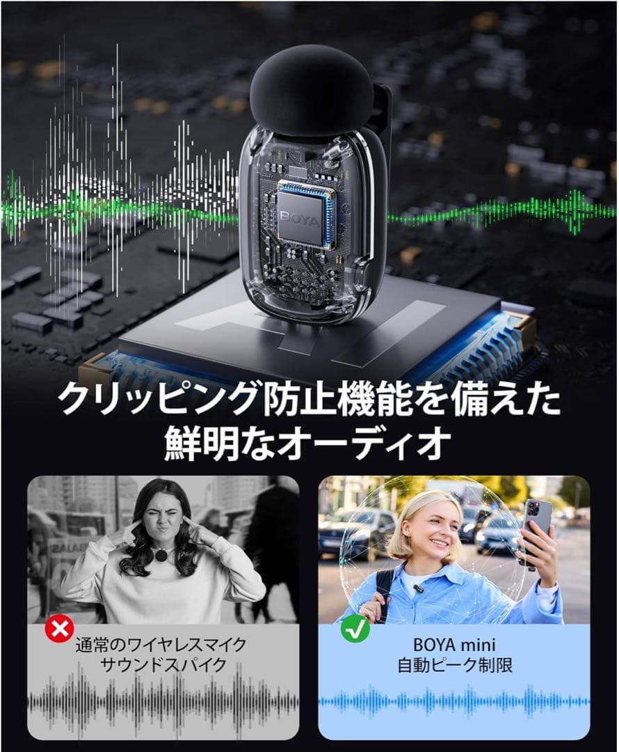 BOYA mini ワイヤレスマイクセット