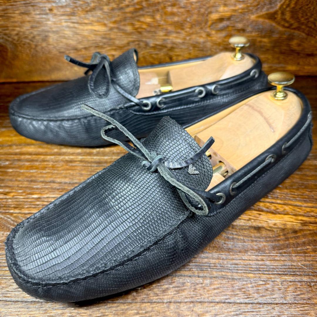 ◆ARMANI◆エンポリオアルマーニ 26cm ドライビングシューズ レザー即決