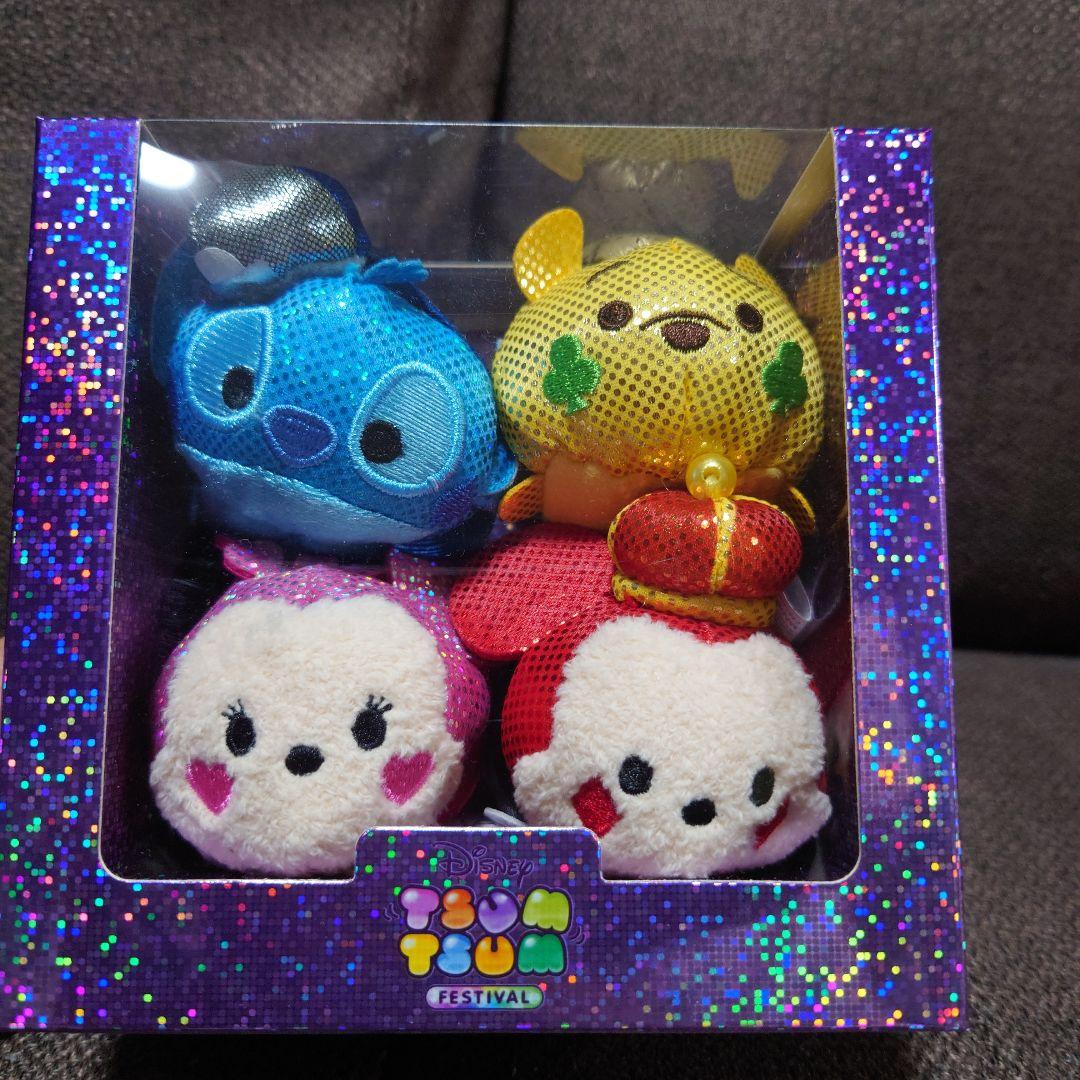 ♥レア♥　ディズニー　ツムツム　　　　　　　フェスティバルぬいぐるみ　4個セット