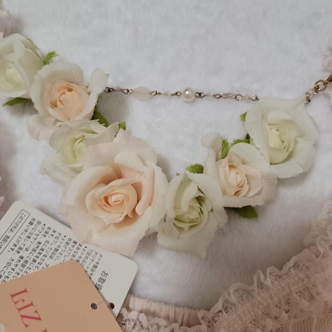 【新品】LIZ LISA ピンク薔薇チャーム キャミソール Mサイズ