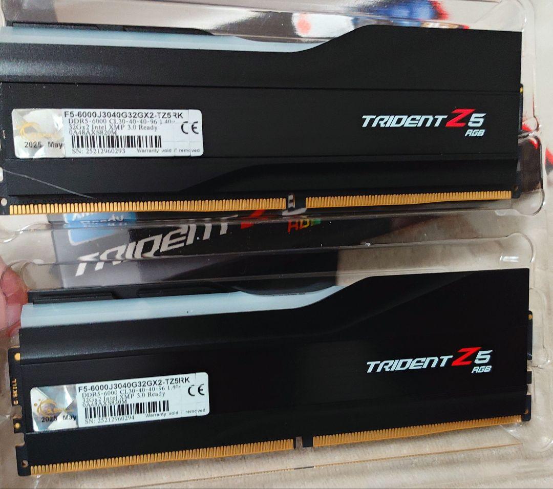 メモリー G.Skill TridentZ5 RGB DDR5-6000 64GB