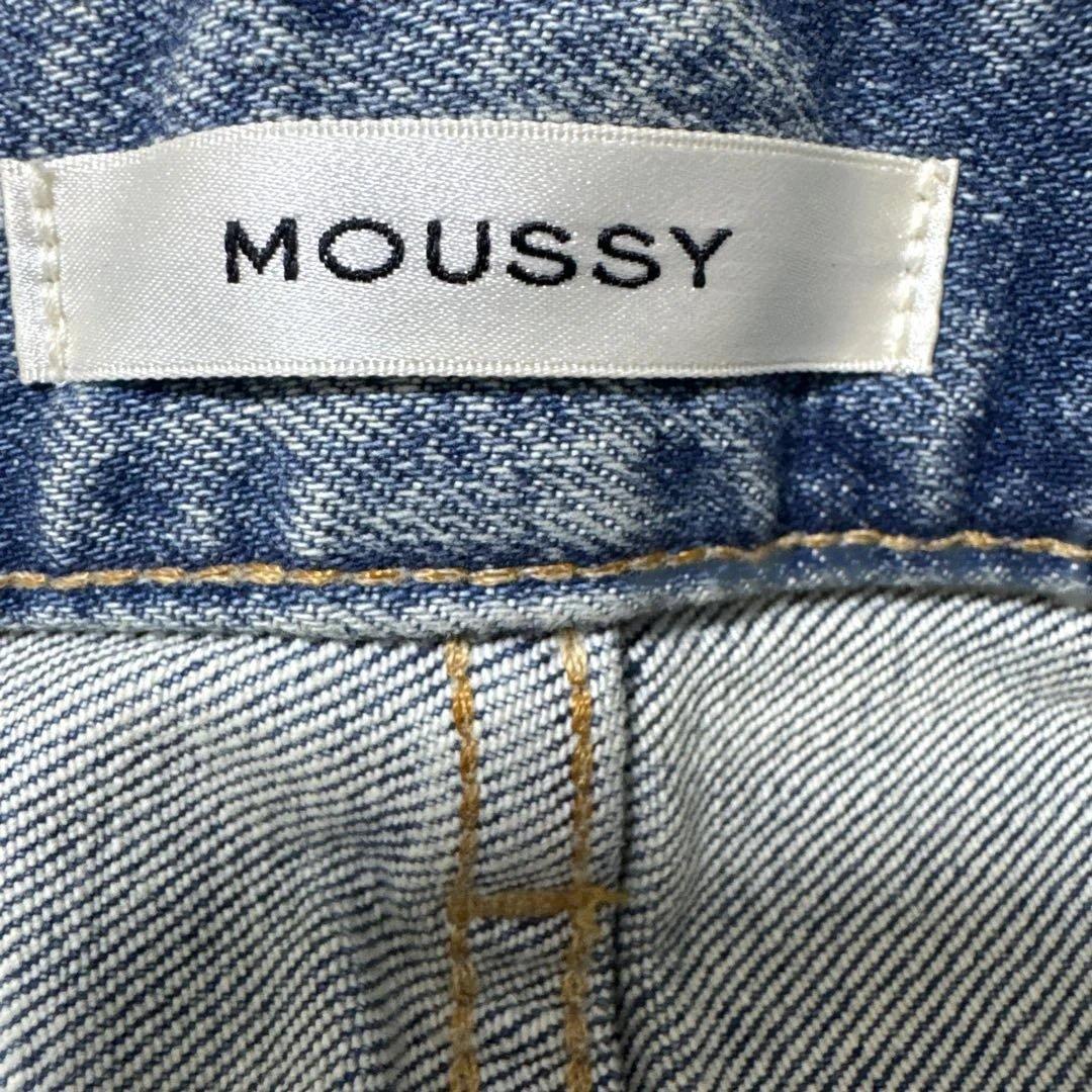 マウジー MVS FLARE フレアデニム MOUSSY 24 ブルー