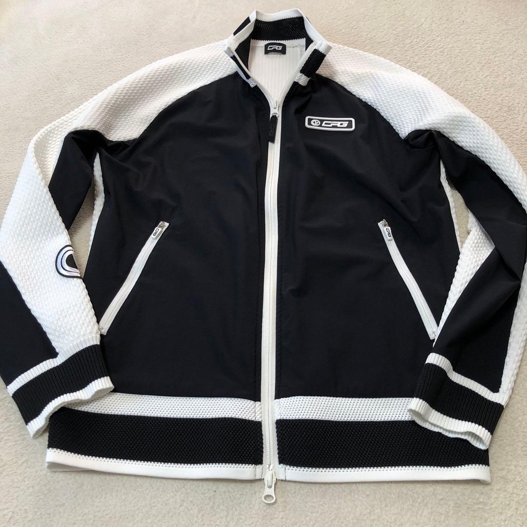 CPG GOLF シーピージーゴルフ 切替 ニットジップジャケット　メッシュ