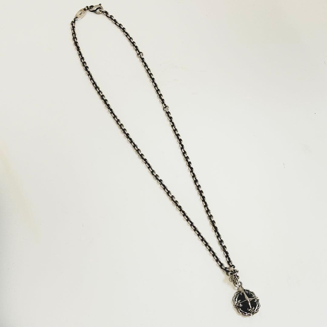 Y2K ヴィンテージ　ネックレス　シルバー925 クロス　パトリックコックス