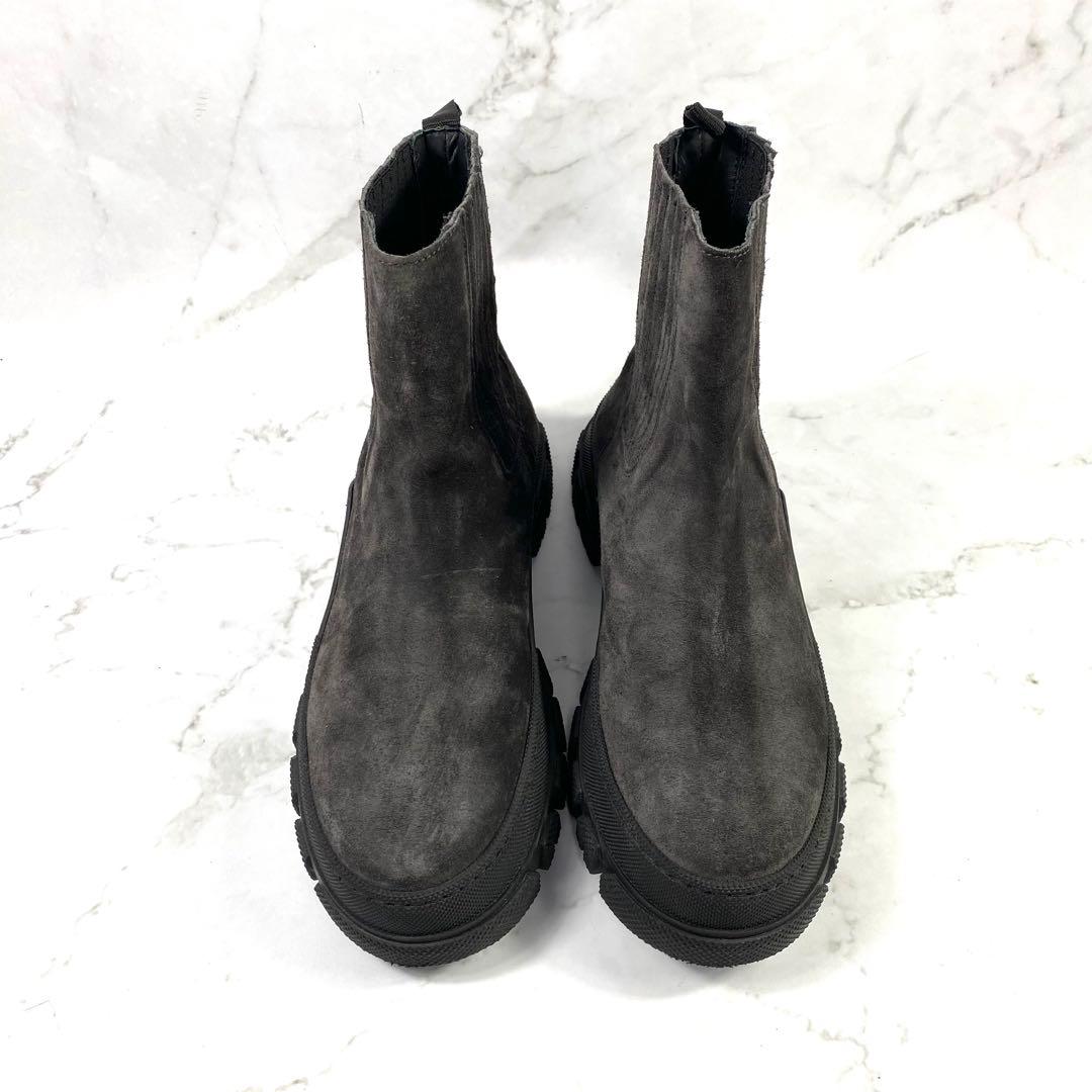 Weekend Max Mara サイドゴアブーツ ダークグレー 39 イタリア