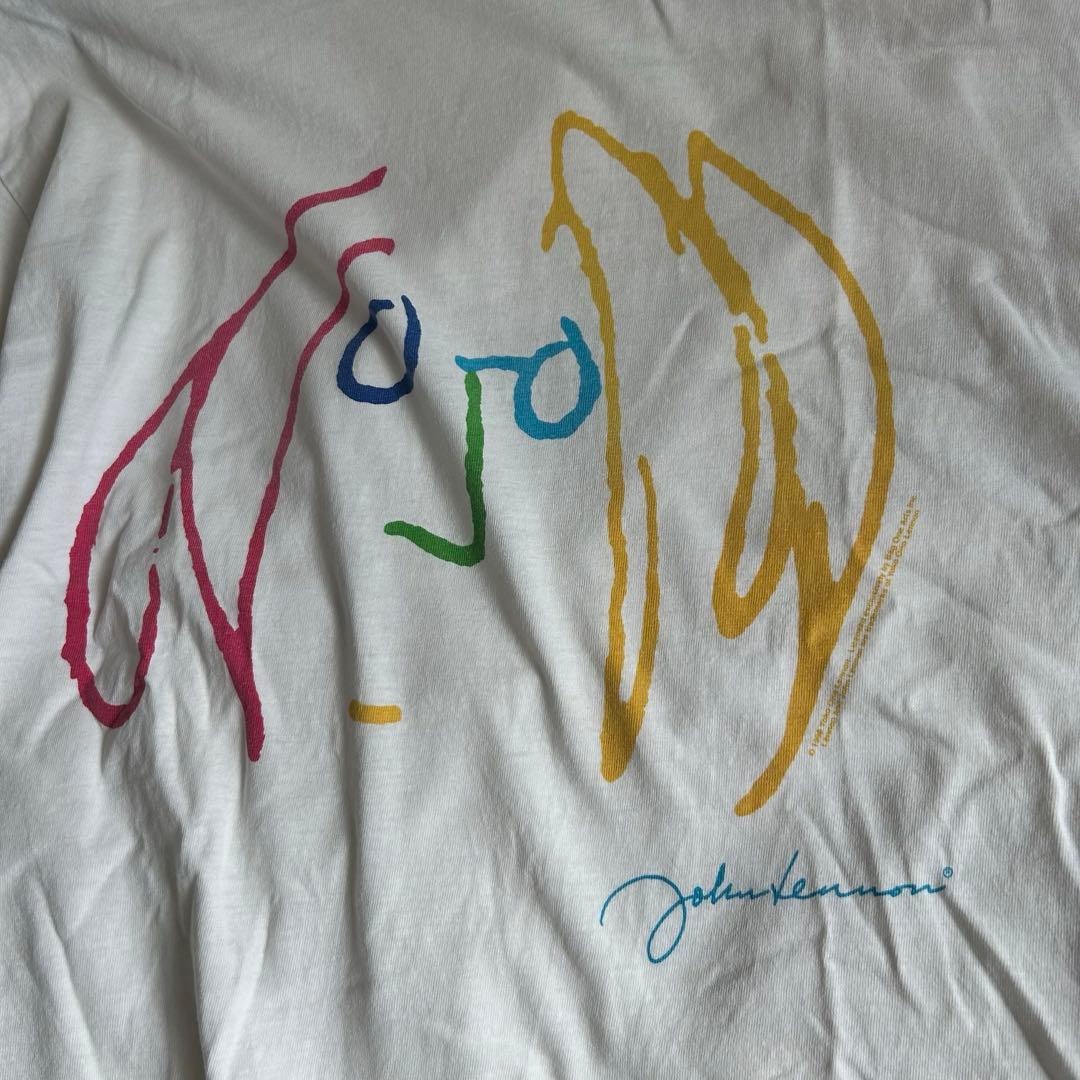 90s ジョンレノン imagine usa製 tシャツ ビートルズ