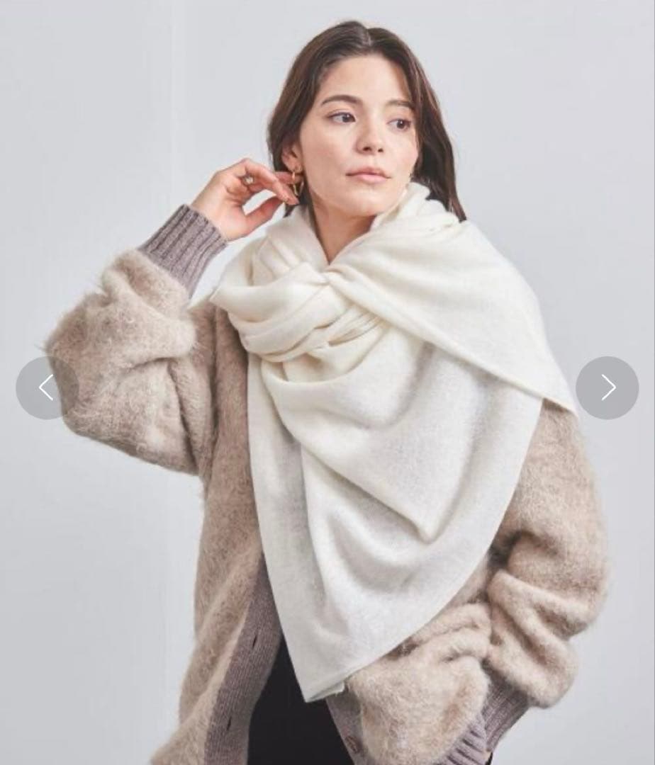 未使用品　ユナイテッドアローズ　カシミア　ニットストール