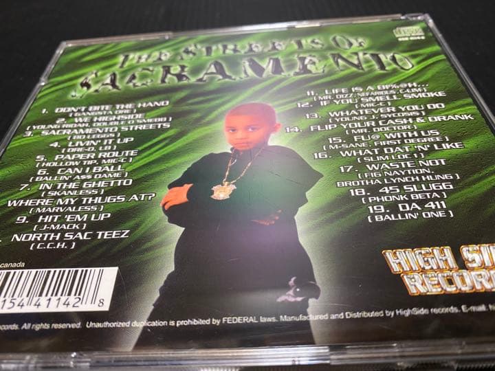 洋楽 THE STREETS OF SACRAMENTO/G-RAP