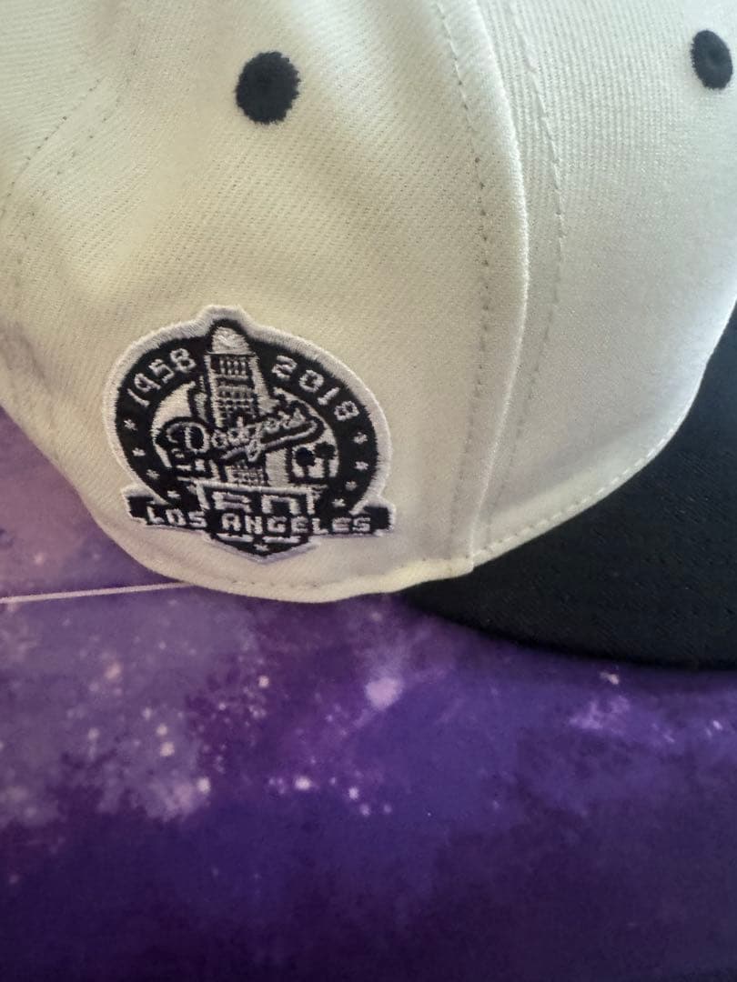 出品最安　海外限定 NEWERA 9FIFTY ドジャース ホワイト ブラック
