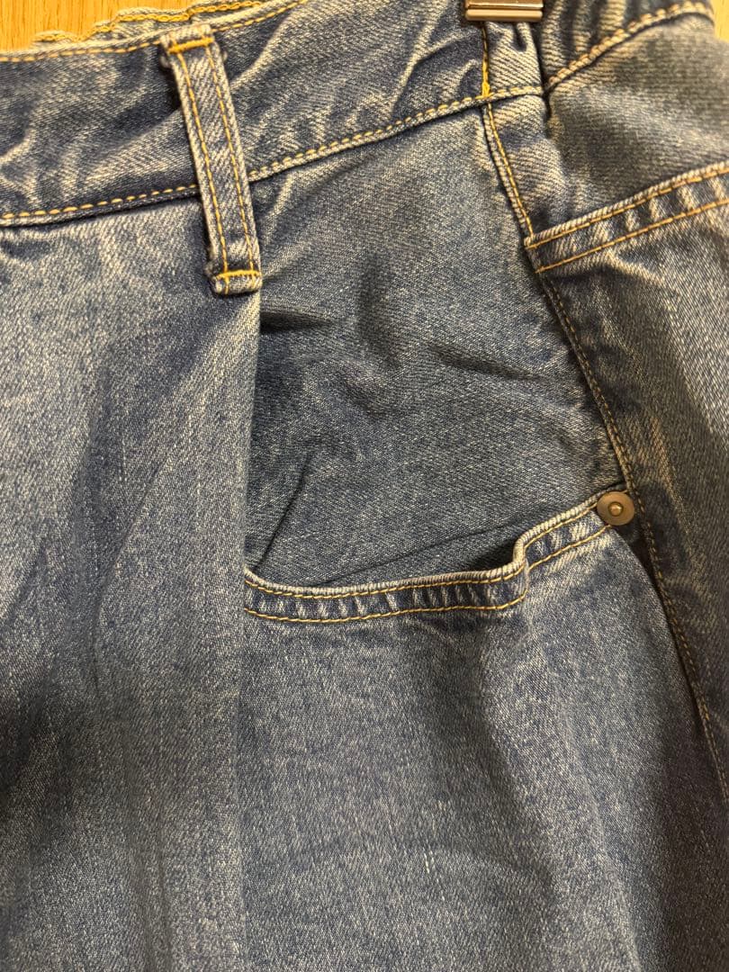 ジャーナルスタンダードラックス　11.5ozデニム collaパンツ　コラ