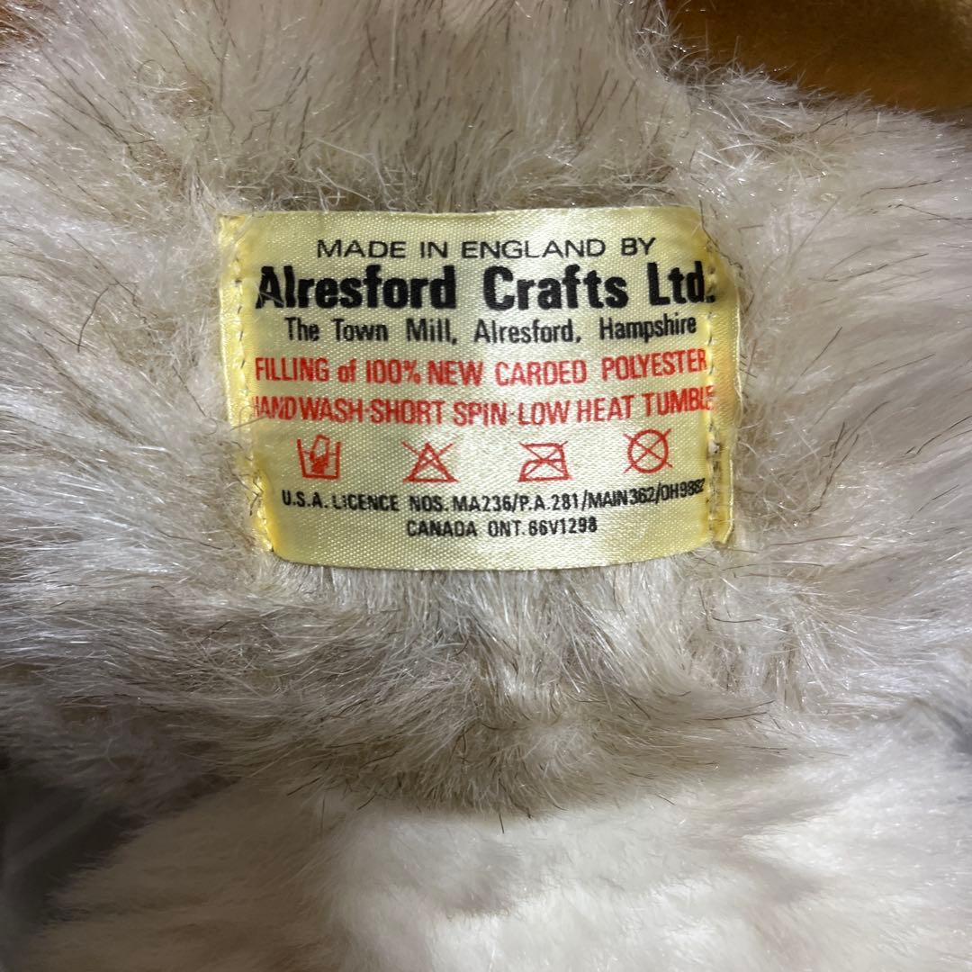 【レア】ヴィンテージ　フクロウ　ぬいぐるみ　Alresford Crafts