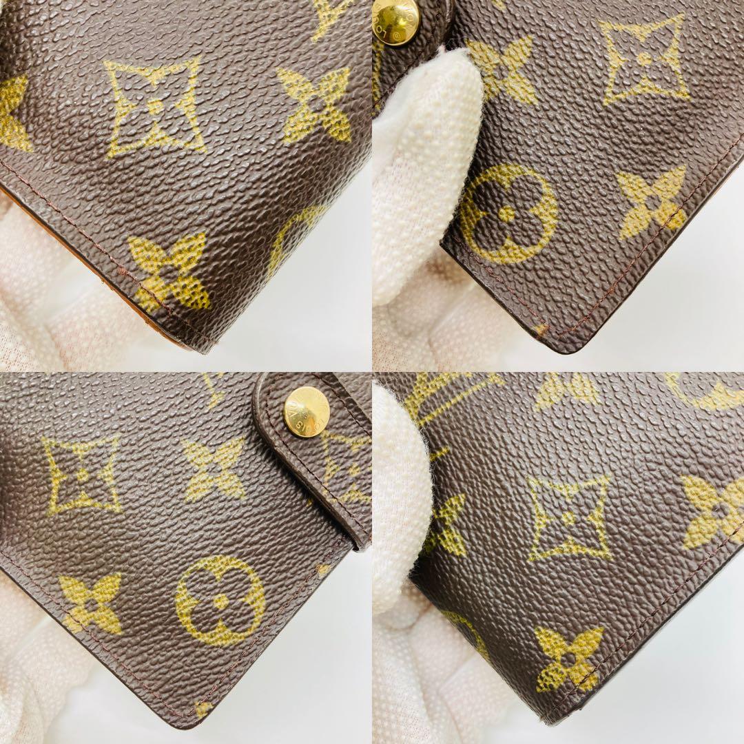 ルイヴィトン 二つ折り財布 ガマ口 モノグラム 財布 A968