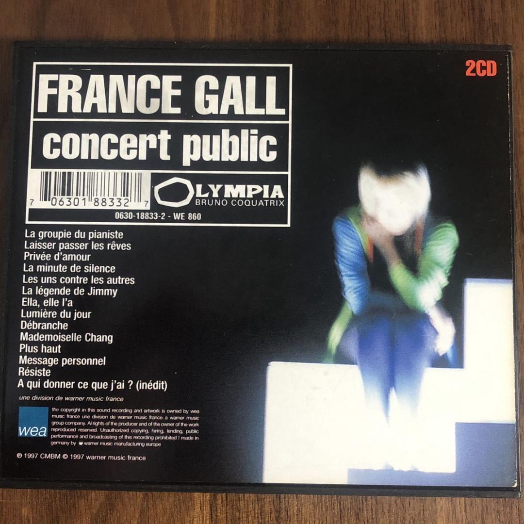 2CD！フランス・ギャル-Concert Priv/Concert Public