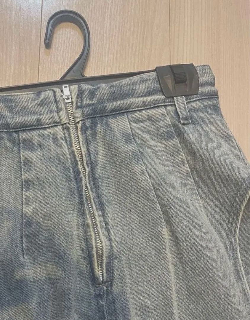 みかんCLANE CIRCLE CUTLAYERED DENIMSKIRT