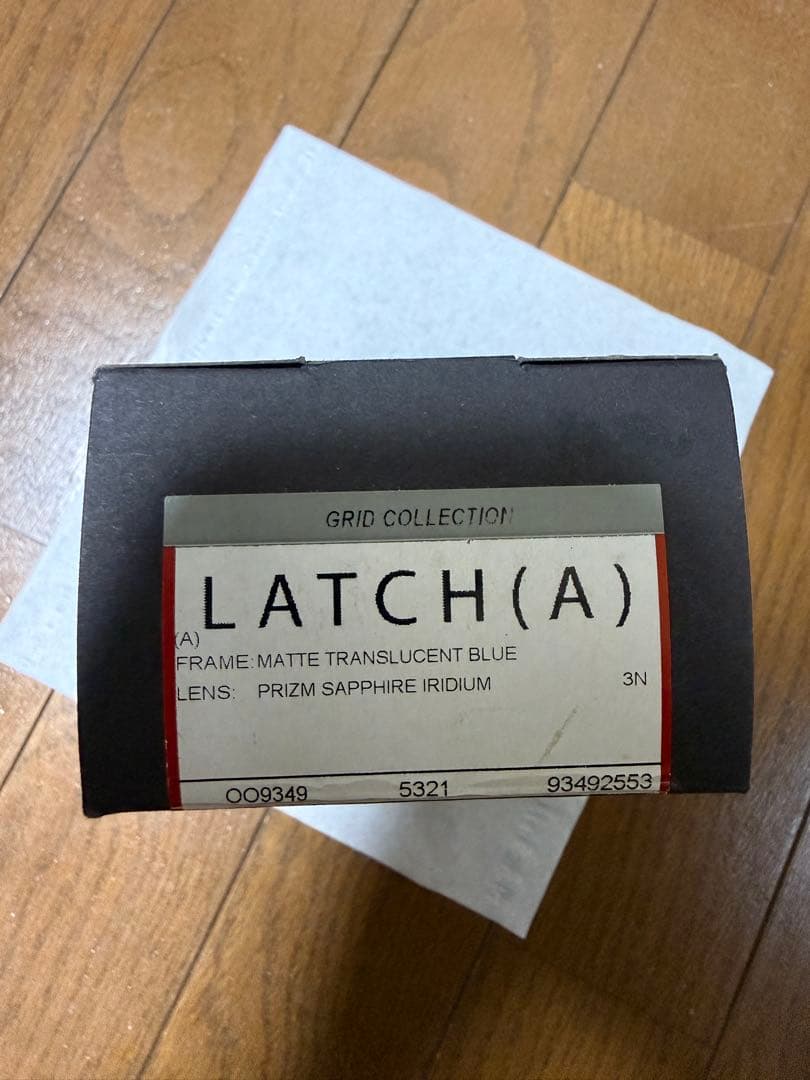 OAKLEY スポーツサングラス ブラック/ブルー　LATCH (A)