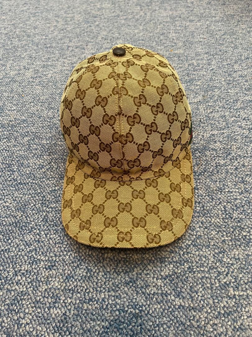 GUCCI グッチ GGキャンバス キャップ 59サイズ 保存袋付き 正規品