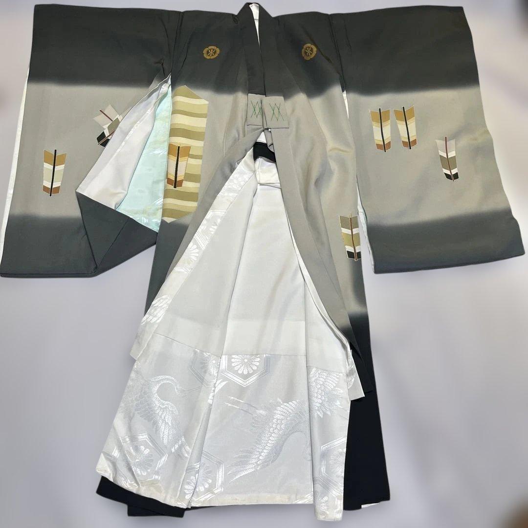 ☆☆お値下げ☆☆産着　お宮参り　男の子　正祝い着　掛け着　長襦袢付　五つ紋