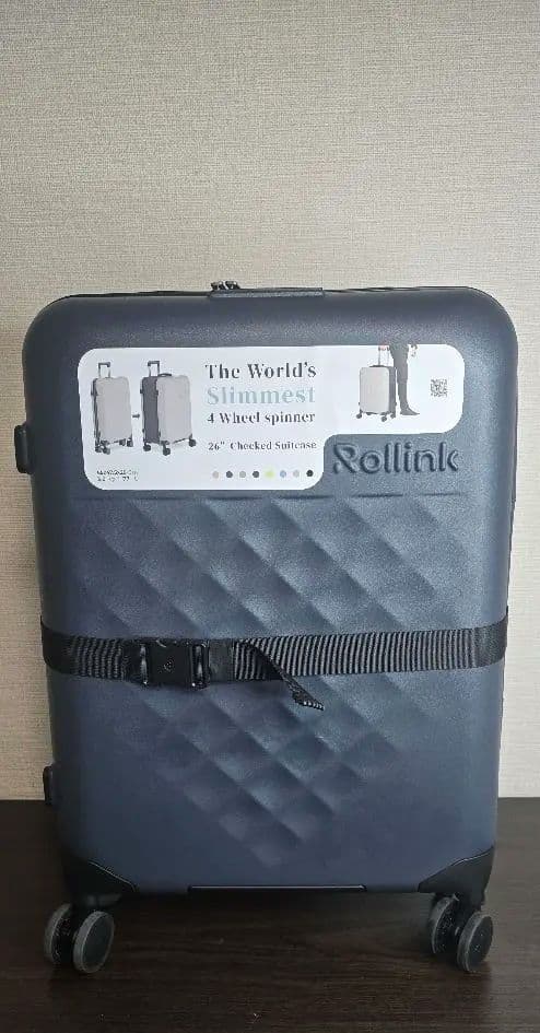 ア*ュ様 未使用品　Rollink/ローリンク　薄くたためるスーツケース4輪タイ