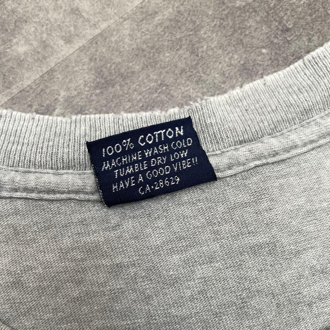 90s オールドステューシー　tシャツstussy SロゴL グレー