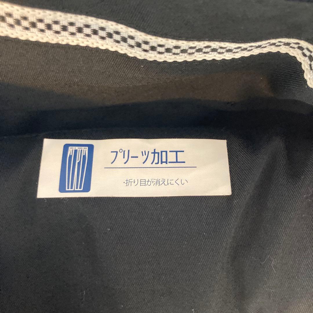 オーダースーツ　スーツパンツ　ネイビーストライプ