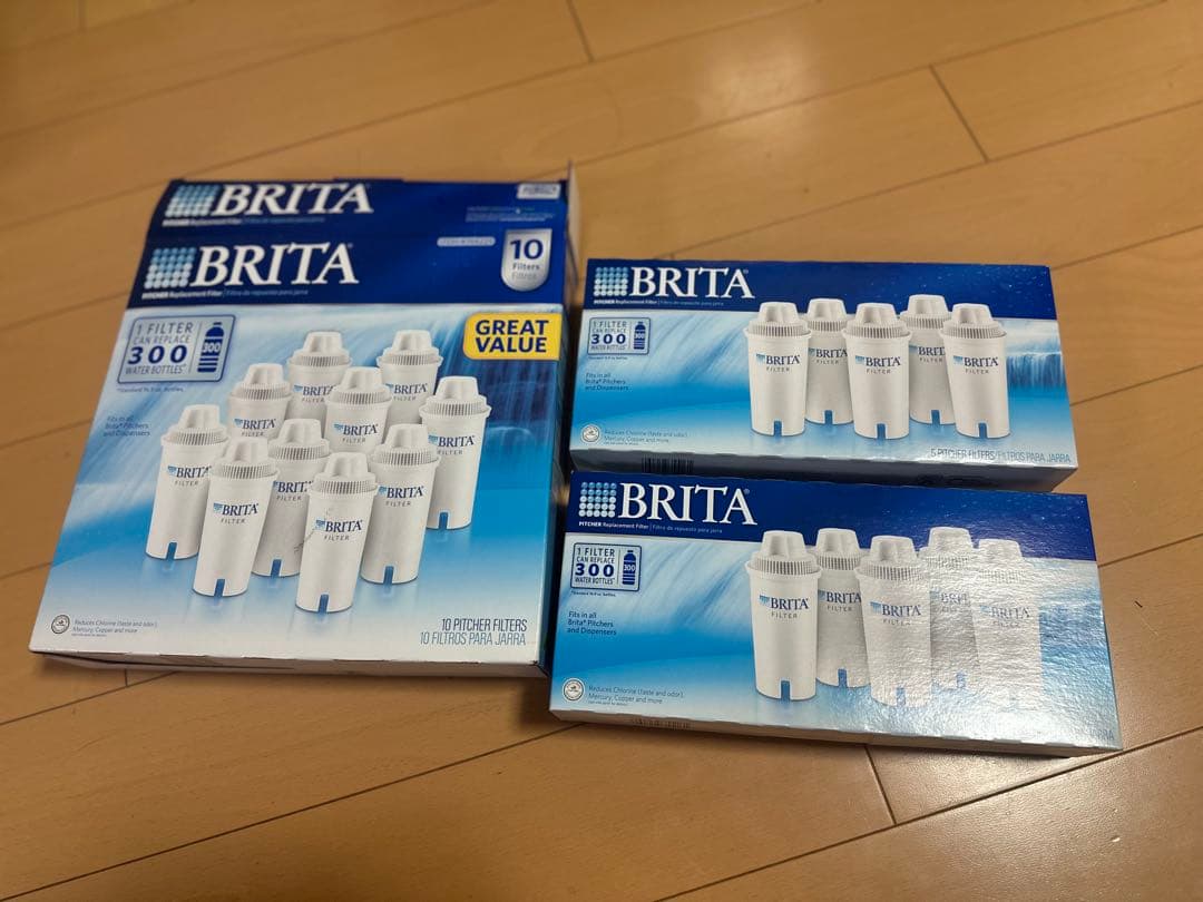 【新品未使用品】BRITA ピッチャー用交換フィルター 10個入り