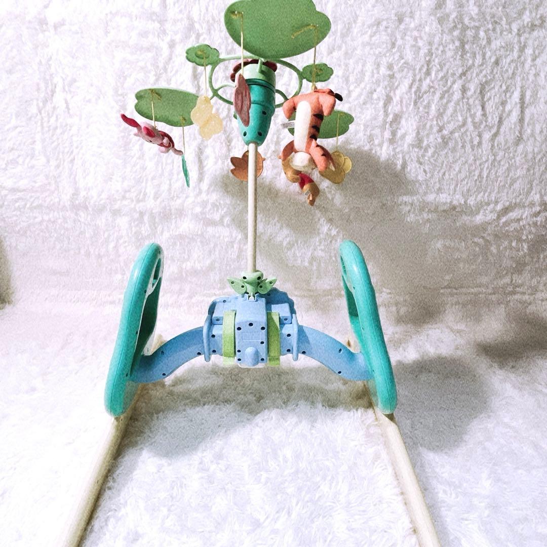 【美品】選べる回転 6WAYジムに変身メリーDisney babyくまのプーさん