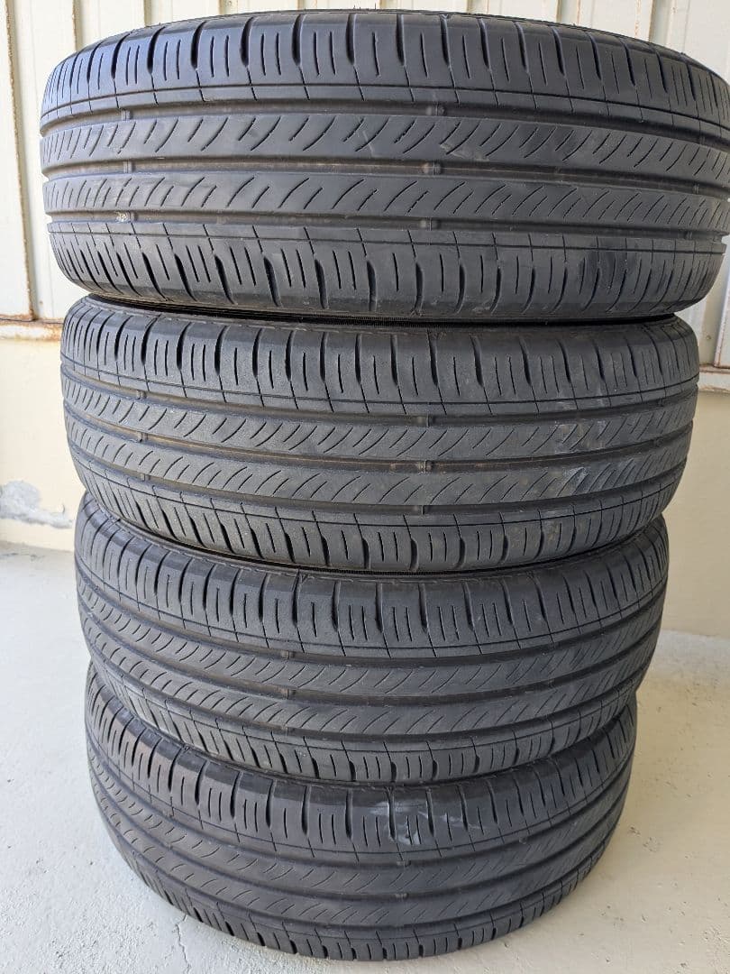 【バリ溝２４年製】１８５／６０R１５ サマータイヤ 4本セット ダンロップ