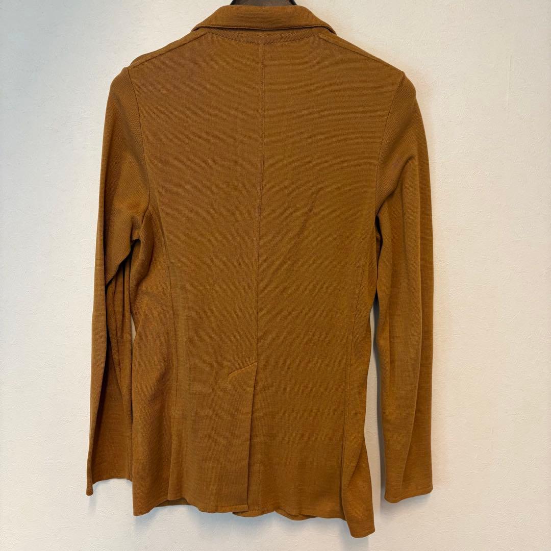 7　LARDINI 訳あり　シングルニットジャケット　USED