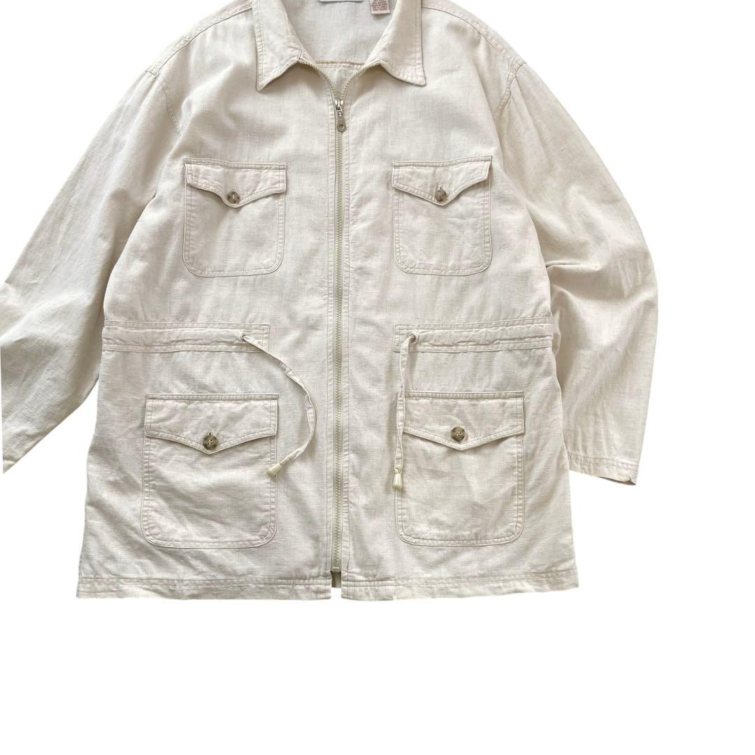 90s CASUAL CORNERリネン ジャケット