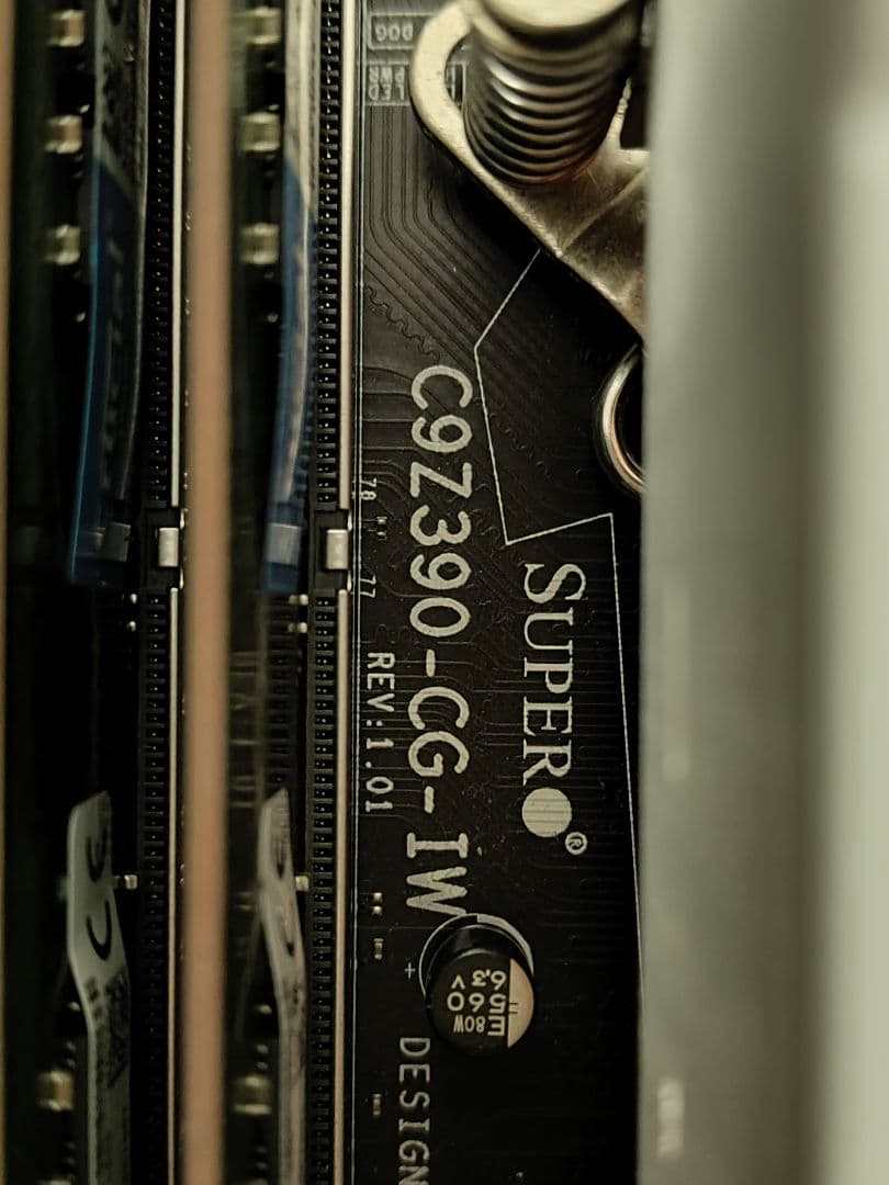 i9-9900K搭載 Supermicro C9Z390-CG-IW