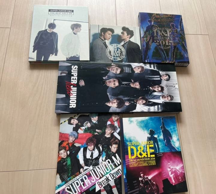 SUPER JUNIOR CDとDVD
