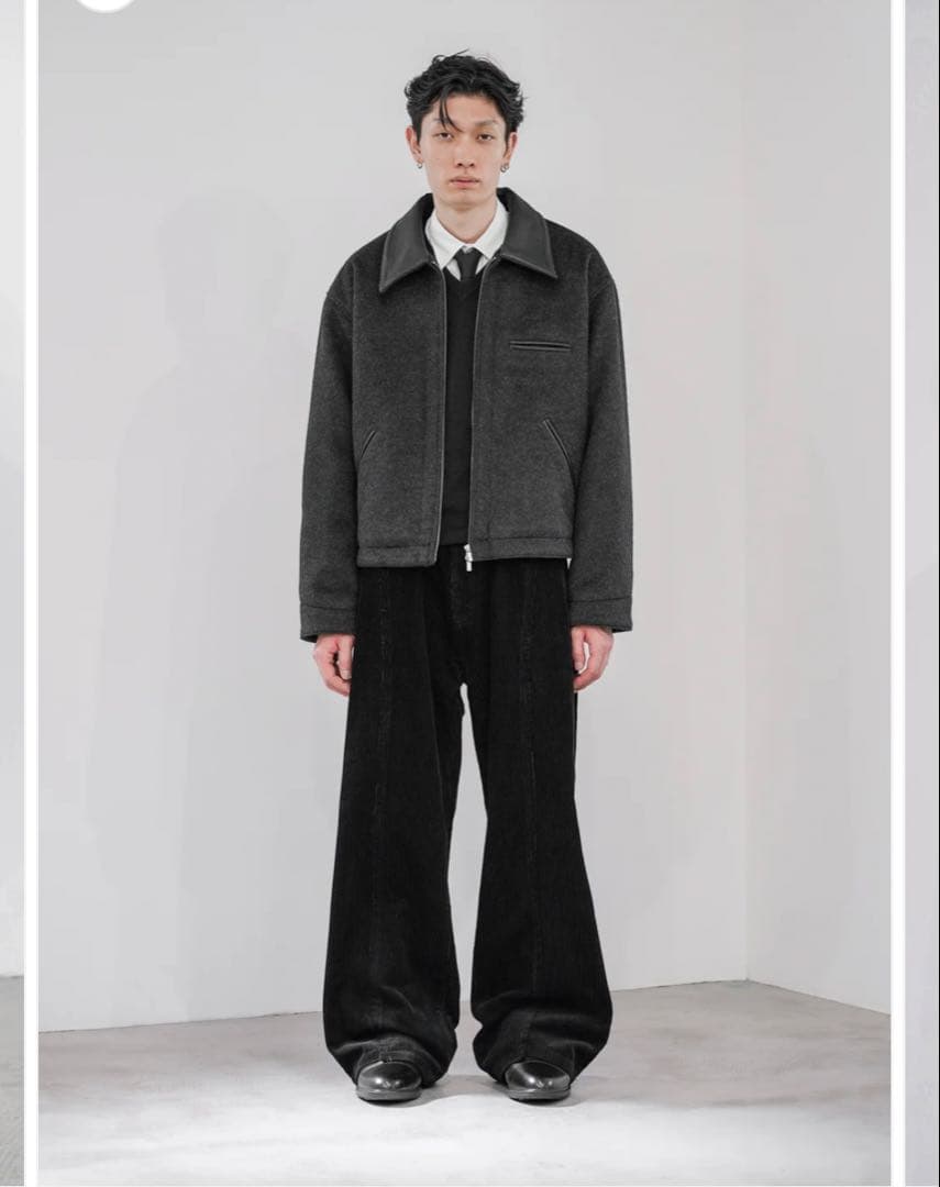 OE-SELMENT 【オーセルメント】WOOL DETROIT JACKET