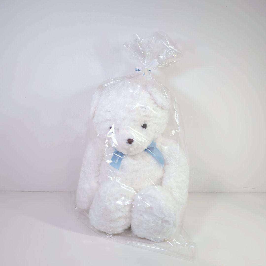未使用 familiar ベア Lサイズ 白くま ぬいぐるみ