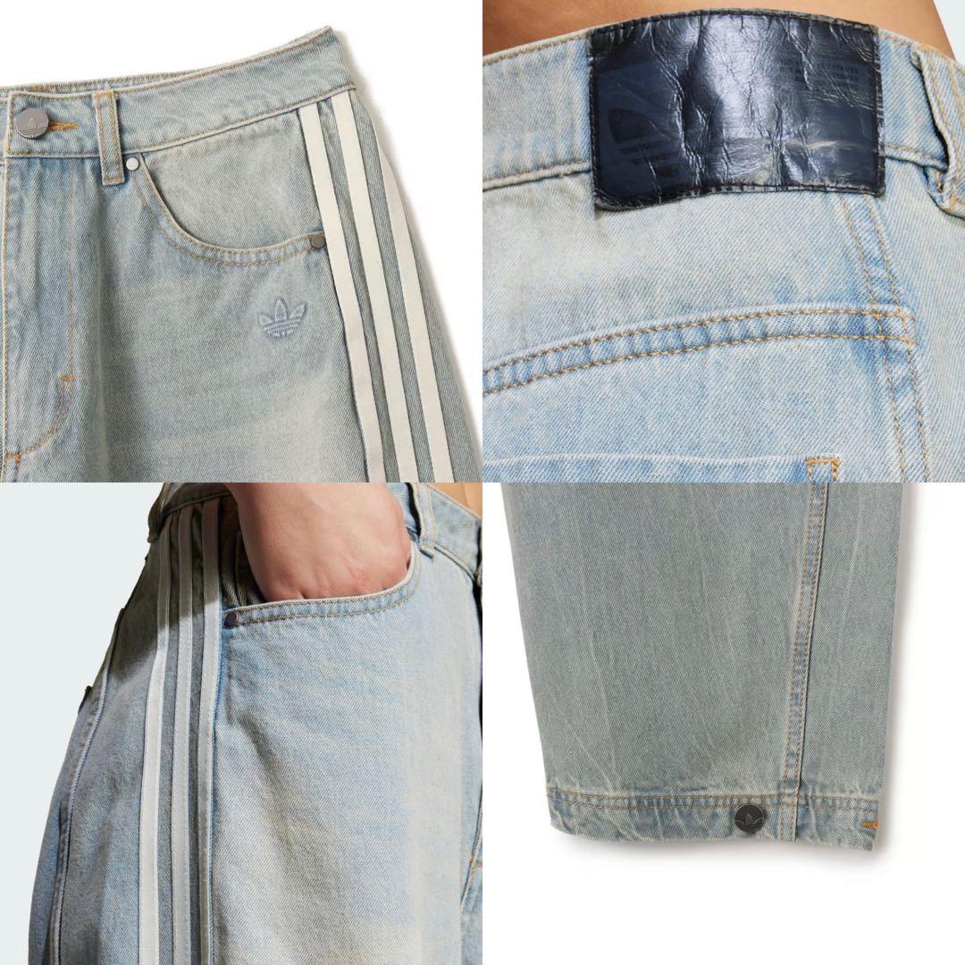 新品26⭐️ADILENIUMシーズン3 バナナフィット ウォッシュドデニムパンツ