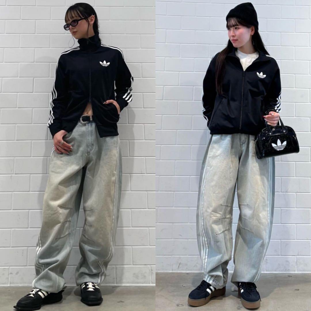 新品26⭐️ADILENIUMシーズン3 バナナフィット ウォッシュドデニムパンツ