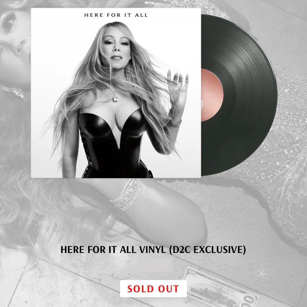 Mariah Carey　Here For It All　レコード　D2C限定盤