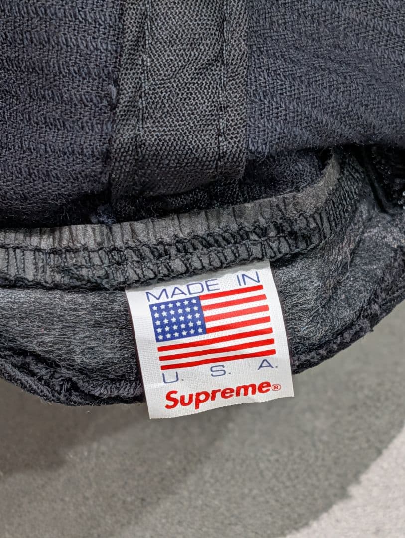 supreme コーデュロイ キャップ 黒