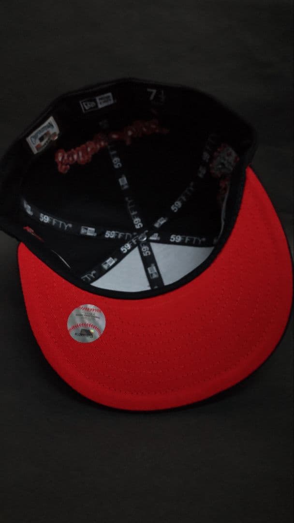 NEWERA59FIFTY LAエンジェルスエンジェルカスタムキャップブラック1