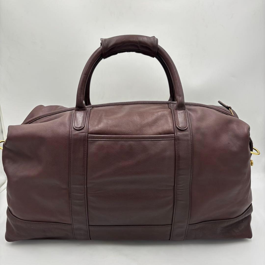 COACH オールドコーチ グラブタンレザー ボストンバッグ 0502 ブラウン