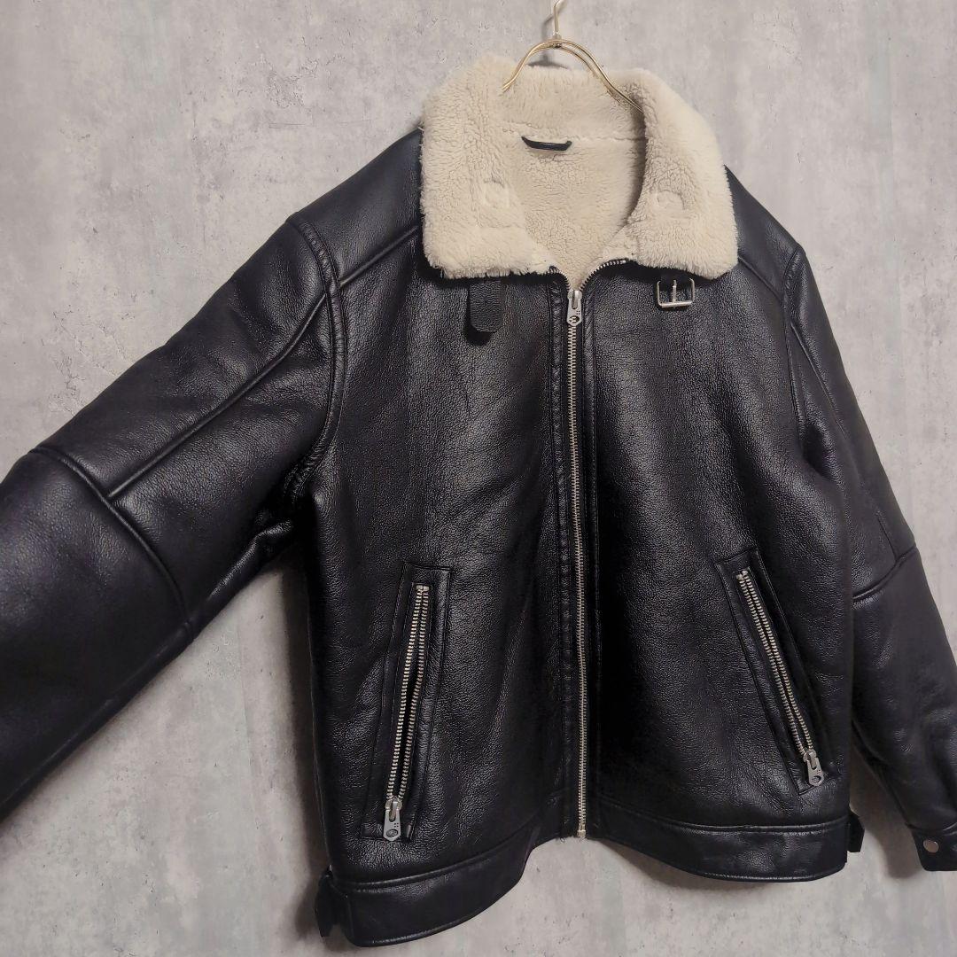 ZARA ザラ【XL】フライトジャケット　ムートンジャケット