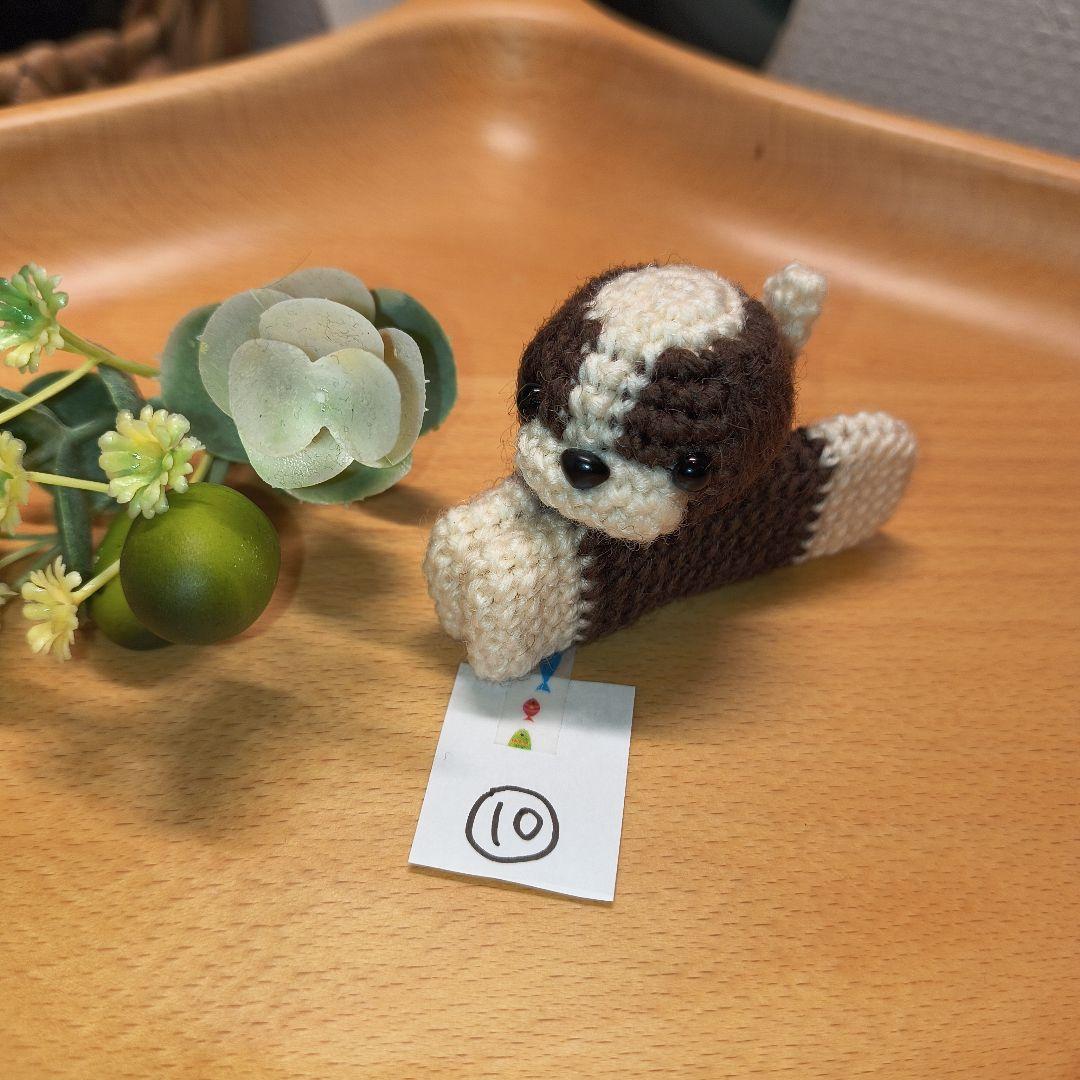 【ハンドメイド】シーズーあみぐるみクリップ・マスキングテープセット