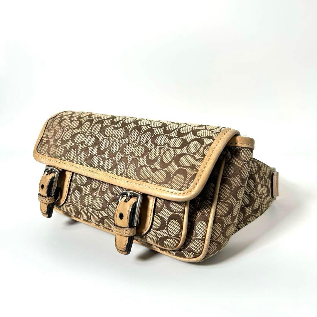 コーチ COACH ミニシグネチャー ボディバッグ ウエストバッグ 保存袋有