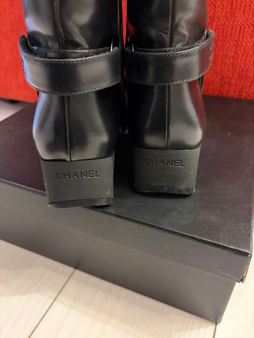 m*様 2/28まで【美品】CHANEL シャネル　ブラック ブーツ