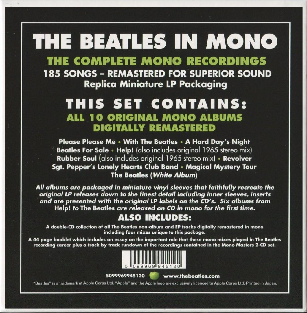 ビートルズ  モノ・ボックス★Beatles In Mono 13CD ☆輸入盤