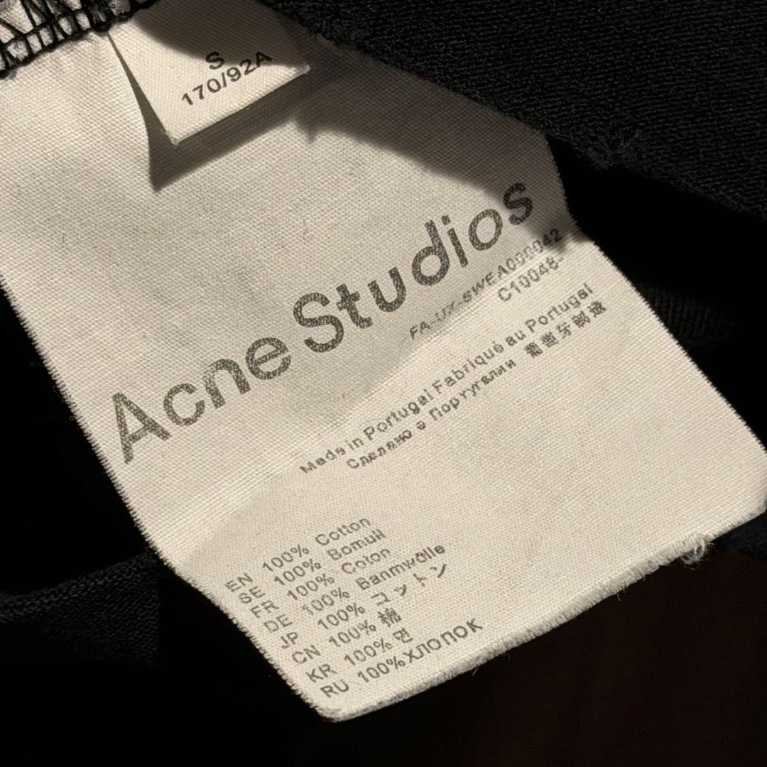 Acne Studios ブラック 半袖 Tシャツ